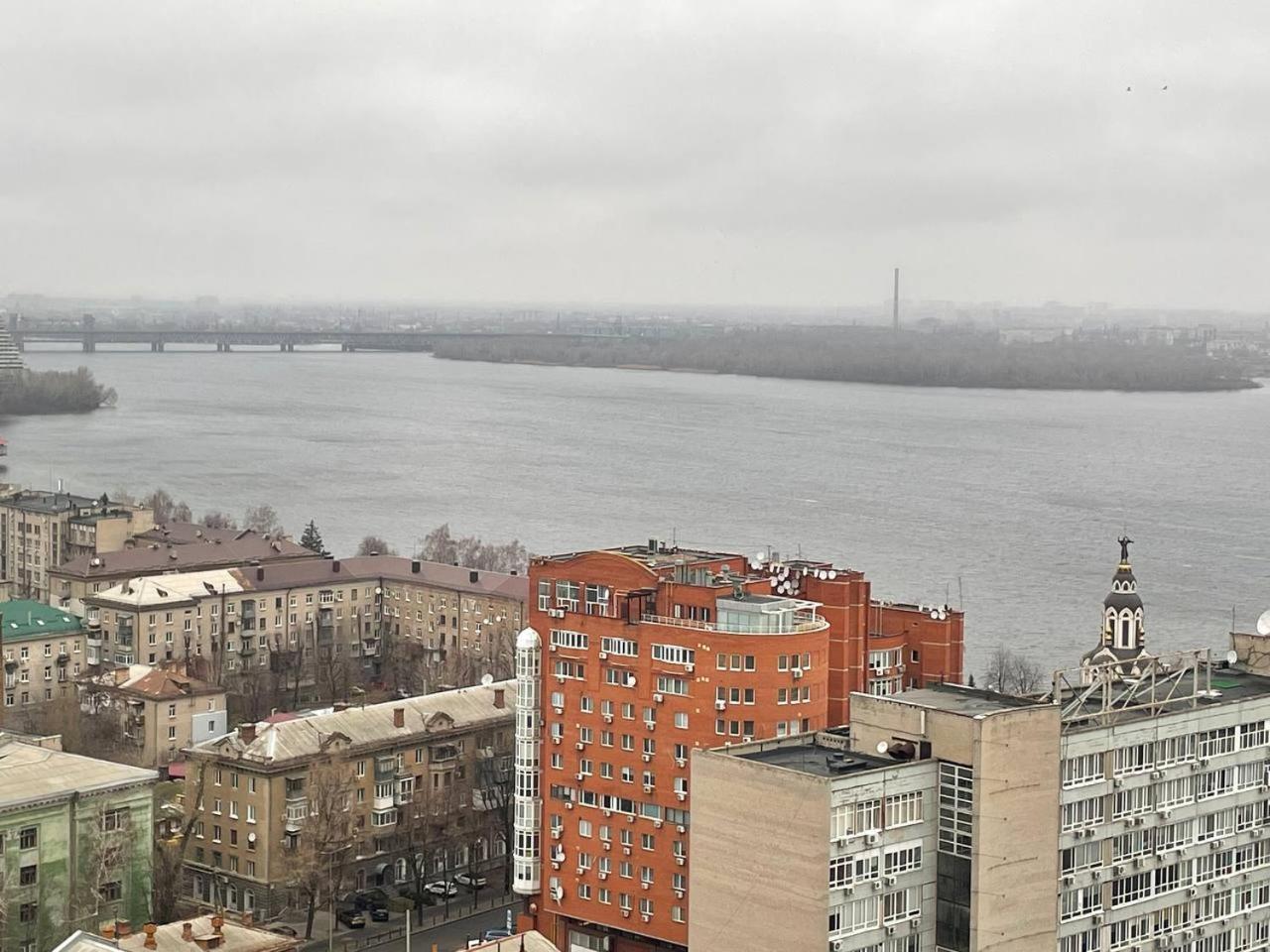 Мост Сити Видовая Dnipro Eksteriør billede